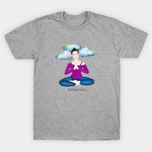 clouds T-Shirt by Breathe Serene 